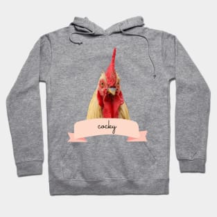 Angry Fowl Cocky Funny Rooster Chicken Lover Gift Hoodie